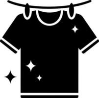 T shirt icon or symbol. vector