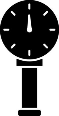 Manometer icon or symbol in flat style.