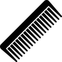 Comb icon in flat style. vector