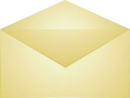 Flat style open envelope icon. vector