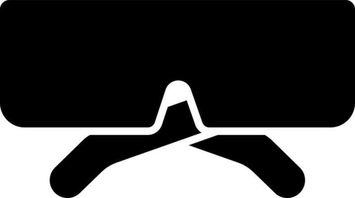 Safety Goggles Icon In Glyph Style.