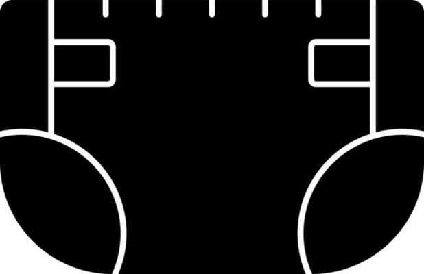 Diaper Icon In Black and White Color.