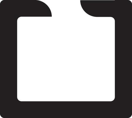 Black uber on white background.