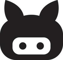 Black and white github. vector