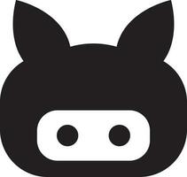 Black and white github. vector