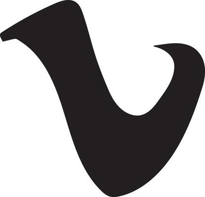 Black Vimeo on white background.
