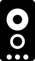Isolated icon of Speaker. vector