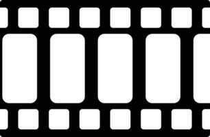 ilustración de película icono para registro. vector