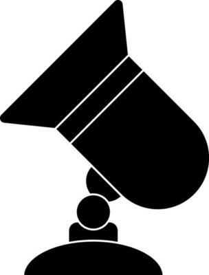 Icon of light with stand in cinema concept.