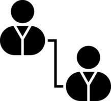 Communication or user networking icon. vector