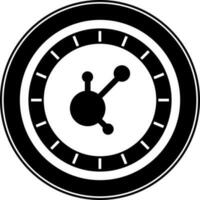 bitconnect moneda icono en negro y blanco color. vector