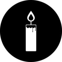 Vector illustration of candle icon.