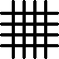 Grid in Black and White color. vector