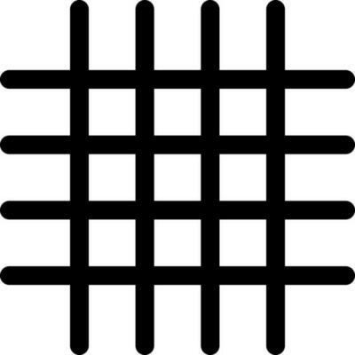 Grid in Black and White color.