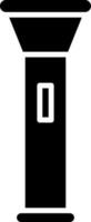 Flashlight or torch icon or symbol. vector