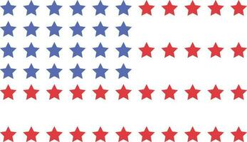 estrella Estados Unidos bandera 4to de julio celebracion libertad día vector