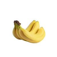 Banana isolated on white background for your design photo