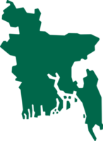 mapa Bangladesh png