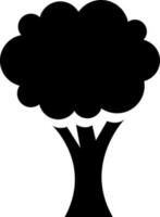 Flat style tree icon or symbol. vector