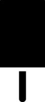 Vector illustration of ice cream in Black and White color.