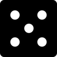 Vector illustration of dice in flat style.