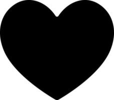 Heart suite icon in black color. vector