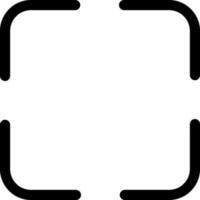 Black and White crop in flat style. vector