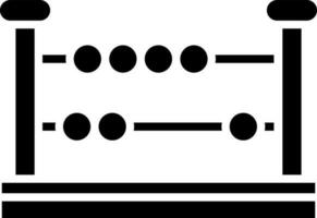 Illustration of abacus icon. vector