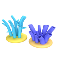corallo barriere 3d icona png