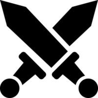 Vector illustration of swords icon.