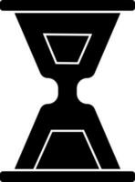 Isolated sand clock or hourglass icon. vector