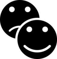 Good and bad review emoji icon. vector