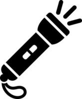 Vector illustration of flashlight or torch icon.