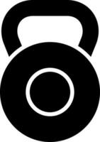 Vector illustration of kettlebell.