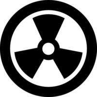 Illustration of nuclear or power icon. vector