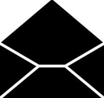 abierto sobre icono en negro y blanco color. vector