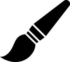 Drawing brush icon in flat style. vector