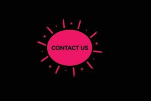 contact us vectors, sign, level bubble speech contact us vector