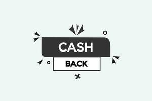 cash back vectors, sign, level bubble speech cash back vector