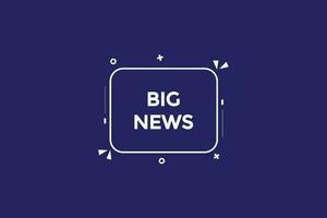 big news vectors, sign, level bubble speech big news vector