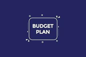 presupuesto plan vectores, firmar, nivel burbuja habla presupuesto plan vector
