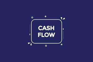 cash flow vectors, sign, level bubble speech cash flow vector