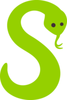 Snake cartoon drawing for decoration. png