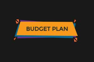 presupuesto plan vectores, firmar, nivel burbuja habla presupuesto plan vector