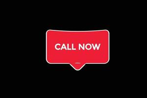 call now vectors, sign, level bubble speech call now vector