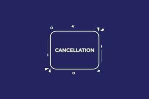 cancellation vectors, sign, level bubble speech cancellation vector