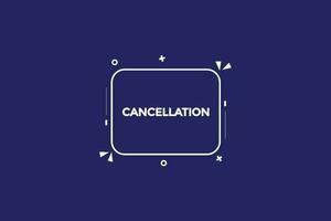 cancellation vectors, sign, level bubble speech cancellation vector