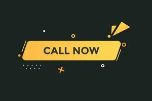 call now vectors, sign, level bubble speech call now vector