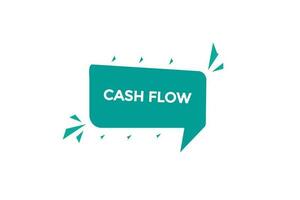 cash flow vectors, sign, level bubble speech cash flow vector