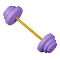 Gym Utrustning 3d ikon packa png